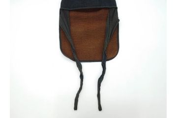明治期　刺し子　半纏&頭巾セット(刺子、古布、消防、火消、帽子)(R-070477)