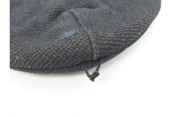 明治期　刺し子　半纏&頭巾セット(刺子、古布、消防、火消、帽子)(R-070477)