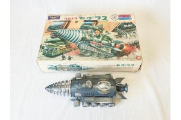 レトロ　緑商会　万能地中戦車　ウルトラ モグラス(プラモデル、ミドリ、玩具、おもちゃ、箱付き)(R-070479)