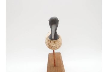 アンティーク　木彫り　鳥　つぶらな瞳が可愛らしいデコイ(置物、模型、彫刻)(R-070483)