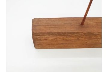 アンティーク　木彫り　鳥　つぶらな瞳が可愛らしいデコイ(置物、模型、彫刻)(R-070483)