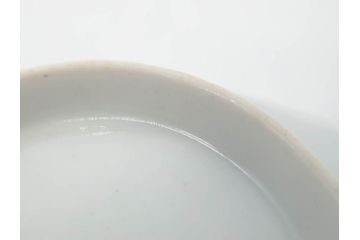 明治期　伊万里　約17cm　5.4寸　シンプルながら可愛らしい雰囲気溢れる変形皿5枚セット(和食器、和皿、花、五寸四分)(R-070486)