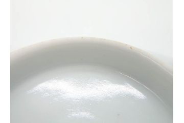 明治期　伊万里　約17cm　5.4寸　シンプルながら可愛らしい雰囲気溢れる変形皿5枚セット(和食器、和皿、花、五寸四分)(R-070487)