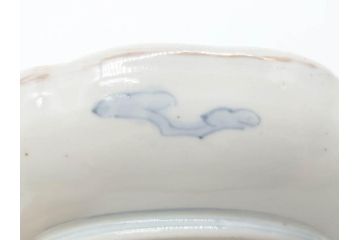 幕末期　伊万里　色絵　染付　約22cm　7寸　煌びやかな金彩が魅力的な中皿3枚セット(獅子、松竹、和食器、七寸)(R-070490)