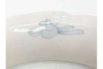 幕末期　伊万里　色絵　染付　約22cm　7寸　煌びやかな金彩が魅力的な中皿3枚セット(獅子、松竹、和食器、七寸)(R-070490)
