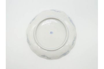 幕末期　伊万里　色絵　染付　約22cm　7寸　煌びやかな金彩が魅力的な中皿3枚セット(獅子、松竹、和食器、七寸)(R-070490)