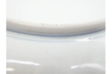 幕末期　伊万里　色絵　染付　約22cm　7寸　煌びやかな金彩が魅力的な中皿3枚セット(獅子、松竹、和食器、七寸)(R-070490)