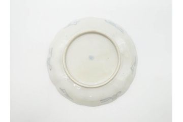 幕末期　伊万里　色絵　染付　約22cm　7寸　煌びやかな金彩が魅力的な中皿3枚セット(獅子、松竹、和食器、七寸)(R-070490)