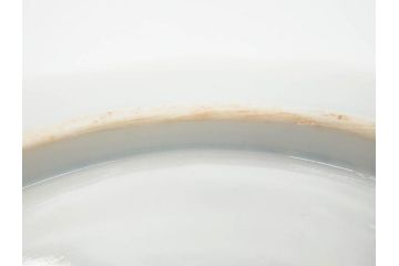 幕末期　伊万里　色絵　染付　約22cm　7寸　煌びやかな金彩が魅力的な中皿3枚セット(獅子、松竹、和食器、七寸)(R-070490)