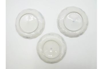 幕末期　伊万里　色絵　染付　約22cm　7寸　煌びやかな金彩が魅力的な中皿3枚セット(獅子、松竹、和食器、七寸)(R-070491)