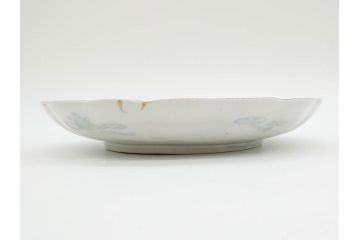 幕末期　伊万里　色絵　染付　約22cm　7寸　煌びやかな金彩が魅力的な中皿3枚セット(獅子、松竹、和食器、七寸)(R-070491)