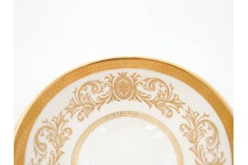 イギリス　AYNSLEY(エインズレイ)　Imperial Gold(インペリアルゴールド)　煌びやかな金の装飾が美しいカップ&ソーサー5客セット(洋食器、C&S)(R-070493)