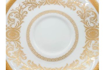 イギリス　AYNSLEY(エインズレイ)　Imperial Gold(インペリアルゴールド)　煌びやかな金の装飾が美しいカップ&ソーサー5客セット(洋食器、C&S)(R-070493)