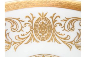 イギリス　AYNSLEY(エインズレイ)　Imperial Gold(インペリアルゴールド)　煌びやかな金の装飾が美しいカップ&ソーサー5客セット(洋食器、C&S)(R-070493)