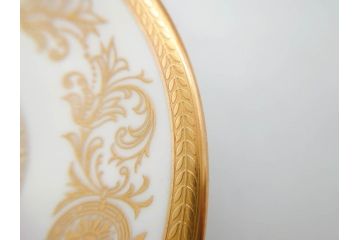 イギリス　AYNSLEY(エインズレイ)　Imperial Gold(インペリアルゴールド)　煌びやかな金の装飾が美しいカップ&ソーサー5客セット(洋食器、C&S)(R-070493)