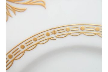 イギリス　AYNSLEY(エインズレイ)　Imperial Gold(インペリアルゴールド)　煌びやかな金の装飾が美しいカップ&ソーサー5客セット(洋食器、C&S)(R-070493)