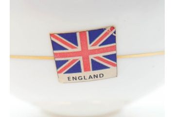 イギリス　AYNSLEY(エインズレイ)　Imperial Gold(インペリアルゴールド)　煌びやかな金の装飾が美しいカップ&ソーサー5客セット(洋食器、C&S)(R-070493)