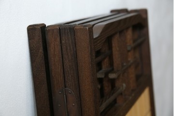 和製ビンテージ　和の趣あふれる4連衝立て　(R-070521)