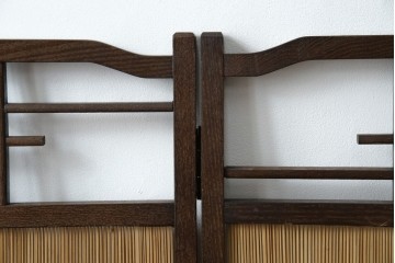 和製ビンテージ　和の趣あふれる4連衝立て　(R-070521)