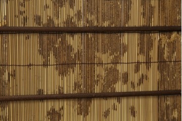 和製ビンテージ　和の趣あふれる4連衝立て　(R-070521)