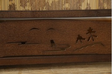 和製ビンテージ　和の趣あふれる4連衝立て　(R-070521)