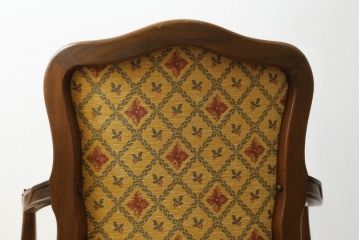 アメリカビンテージ　アメリカ輸入モデル　DREXEL HERITAGE(ドレクセルヘリテイジ)　Touraine(ツーレイン)　くつろぎの時間を演出するアームチェア2脚セット(椅子、イス、ダイニングチェア、ヴィンテージ)(R-070535)