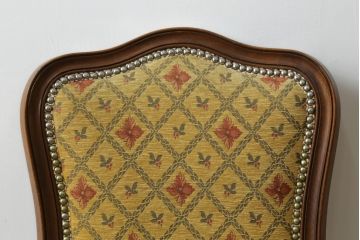 アメリカビンテージ　アメリカ輸入モデル　DREXEL HERITAGE(ドレクセルヘリテイジ)　Touraine(ツーレイン)　くつろぎの時間を演出するチェア2脚セット(椅子、イス、ダイニングチェア、ヴィンテージ)(R-070536)