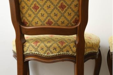 アメリカビンテージ　アメリカ輸入モデル　DREXEL HERITAGE(ドレクセルヘリテイジ)　Touraine(ツーレイン)　くつろぎの時間を演出するチェア2脚セット(椅子、イス、ダイニングチェア、ヴィンテージ)(R-070536)