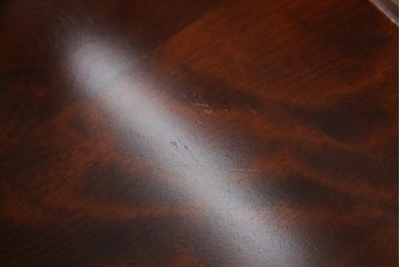 和製ビンテージ　北海道和光民芸家具　品のある佇まいが魅力のコンソールデスク(コンソールテーブル、机、在宅用、在宅ワーク、ヴィンテージ)(R-070538)