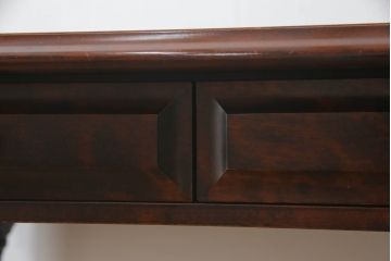 和製ビンテージ　北海道和光民芸家具　品のある佇まいが魅力のコンソールデスク(コンソールテーブル、机、在宅用、在宅ワーク、ヴィンテージ)(R-070538)