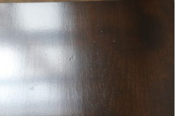 中古　美品　松本民芸家具　深みのある色合いが美しいスツールテーブル(ベンチ、長椅子、板座チェア、椅子、イス)(定価約14万円)(R-070539)
