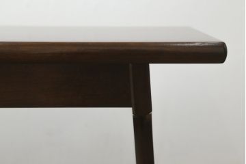 中古　美品　松本民芸家具　深みのある色合いが美しいスツールテーブル(ベンチ、長椅子、板座チェア、椅子、イス)(定価約14万円)(R-070539)