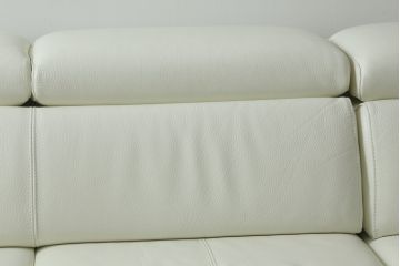 中古　総本革(レザー)　イタリア　NICOLETTI HOME(ニコレッティ)　Domus(ドムス)　快適な座り心地と高級感ある空間を演出してくれる2.5Pソファセット(カウチソファ、ワンアーム、2人掛け、3人掛け)(定価約80万円)(R-070580)