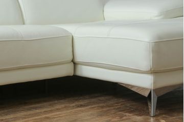 中古　総本革(レザー)　イタリア　NICOLETTI HOME(ニコレッティ)　Domus(ドムス)　快適な座り心地と高級感ある空間を演出してくれる2.5Pソファセット(カウチソファ、ワンアーム、2人掛け、3人掛け)(定価約80万円)(R-070580)