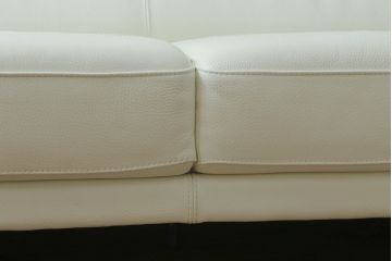 中古　総本革(レザー)　イタリア　NICOLETTI HOME(ニコレッティ)　Domus(ドムス)　快適な座り心地と高級感ある空間を演出してくれる2.5Pソファセット(カウチソファ、ワンアーム、2人掛け、3人掛け)(定価約80万円)(R-070580)