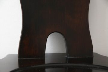和製ビンテージ　神居民芸家具　気品漂う和モダンなチェア(椅子、イス、ダイニングチェア、板座チェア、ヴィンテージ)(R-070582)
