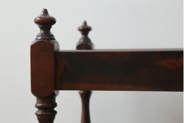 和製ビンテージ　九州民芸家具　落ち着いた色合いが品を感じさせるキャスターワゴン(キッチンワゴン、トロリー、サイドテーブル、ヴィンテージ)(R-070587)