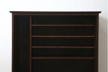 和製ビンテージ　九州民芸家具　和モダン空間づくりにおすすめ!　落ち着いた色合いが魅力の上品な下駄箱(収納棚、ヴィンテージ)(R-070588)