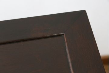和製ビンテージ　九州民芸家具　和モダン空間づくりにおすすめ!　落ち着いた色合いが魅力の上品な下駄箱(収納棚、ヴィンテージ)(R-070588)