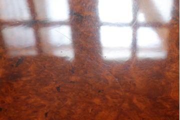 和製ビンテージ　カリン材(花梨材)　迫力ある佇まいが魅力的な座卓(ローテーブル、センターテーブル、ヴィンテージ)(R-070589)