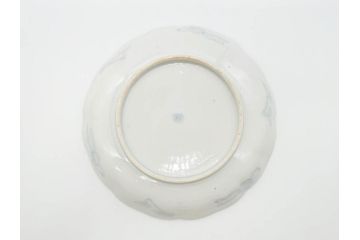 幕末期　伊万里　色絵　染付　約22cm　7寸　煌びやかな金彩が魅力的な中皿3枚セット(獅子、松竹、和食器、七寸)(R-070633)