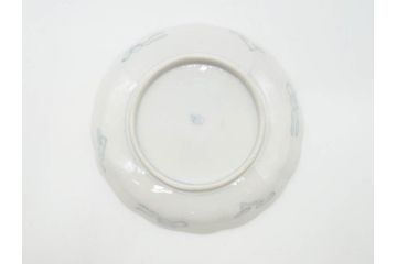 幕末期　伊万里　色絵　染付　約22cm　7寸　煌びやかな金彩が魅力的な中皿3枚セット(獅子、松竹、和食器、七寸)(R-070634)