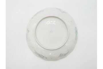 幕末期　伊万里　色絵　染付　約22cm　7寸　煌びやかな金彩が魅力的な中皿3枚セット(獅子、松竹、和食器、七寸)(R-070634)