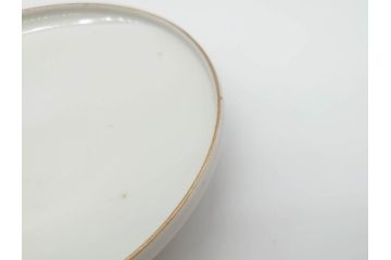 幕末〜明治期　伊万里　金彩　約14cm　4.4寸　華やかな色絵が食卓に彩を与える蓋付き茶碗3客セット(獅子、松竹、和食器、四寸四分)(R-070635)