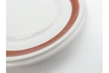 ARABIA FINLAND　Rosmarin(ロスマリン)　Ulla Procope(ウラ・プロコッペ)　温かみのあるブラウン色が魅力のティーカップ・コーヒーカップ&ソーサー3客セット(アラビア、フィンランド、Sモデル、北欧食器、C&S、ローズマリー)(R-070645)