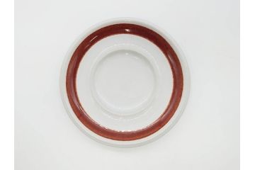 ARABIA FINLAND　Rosmarin(ロスマリン)　Ulla Procope(ウラ・プロコッペ)　温かみのあるブラウン色が魅力のティーカップ・コーヒーカップ&ソーサー3客セット(アラビア、フィンランド、Sモデル、北欧食器、C&S、ローズマリー)(R-070645)