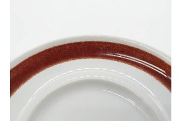 ARABIA FINLAND　Rosmarin(ロスマリン)　Ulla Procope(ウラ・プロコッペ)　温かみのあるブラウン色が魅力のティーカップ・コーヒーカップ&ソーサー3客セット(アラビア、フィンランド、Sモデル、北欧食器、C&S、ローズマリー)(R-070645)