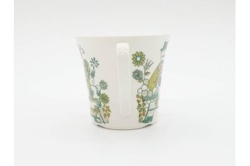 Figgjo(フィッギオ)　Market(マーケット)　可愛らしいデザインが食卓のアクセントになるカップ&ソーサー2客・プレート2枚・バターケースセット(C&S、皿、北欧食器、Turi design)(R-070646)