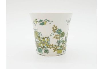 Figgjo(フィッギオ)　Market(マーケット)　可愛らしいデザインが食卓のアクセントになるカップ&ソーサー2客・プレート2枚・バターケースセット(C&S、皿、北欧食器、Turi design)(R-070646)