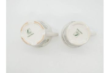 Figgjo(フィッギオ)　Market(マーケット)　可愛らしいデザインが食卓のアクセントになるカップ&ソーサー2客・プレート2枚・バターケースセット(C&S、皿、北欧食器、Turi design)(R-070646)